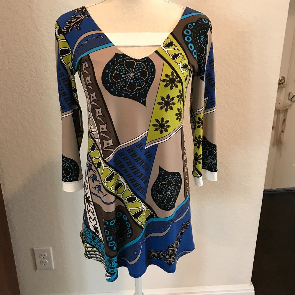 EVA VARRO Designer Mini Dress - Picture 3 of 8